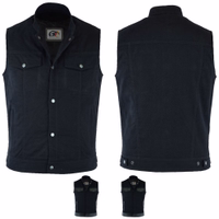 Denim motorcycle biker cowl vest Sons of Anarchy motorcycle vest large sizes 6XL 7XL 8XL 9XL Dominate the road with Sons of Anarchy-inspired Denim Motorcycle Vests in front & rear views. Crafted for comfort and style, it's a must-have for bikers of all sizes. Buy this premium today #Denim motorcycle vest, Sons Anarchy vest, Motorcycle gear