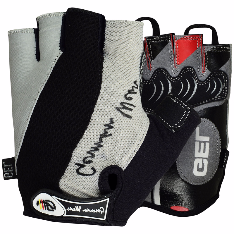 Bike Leather Gloves Cycling Gloves Grey/Black