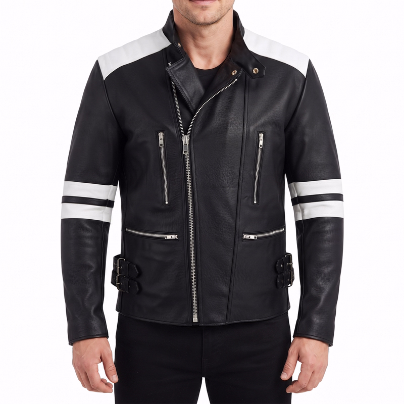 Vintage Motorcycle Leather Jacket Old school