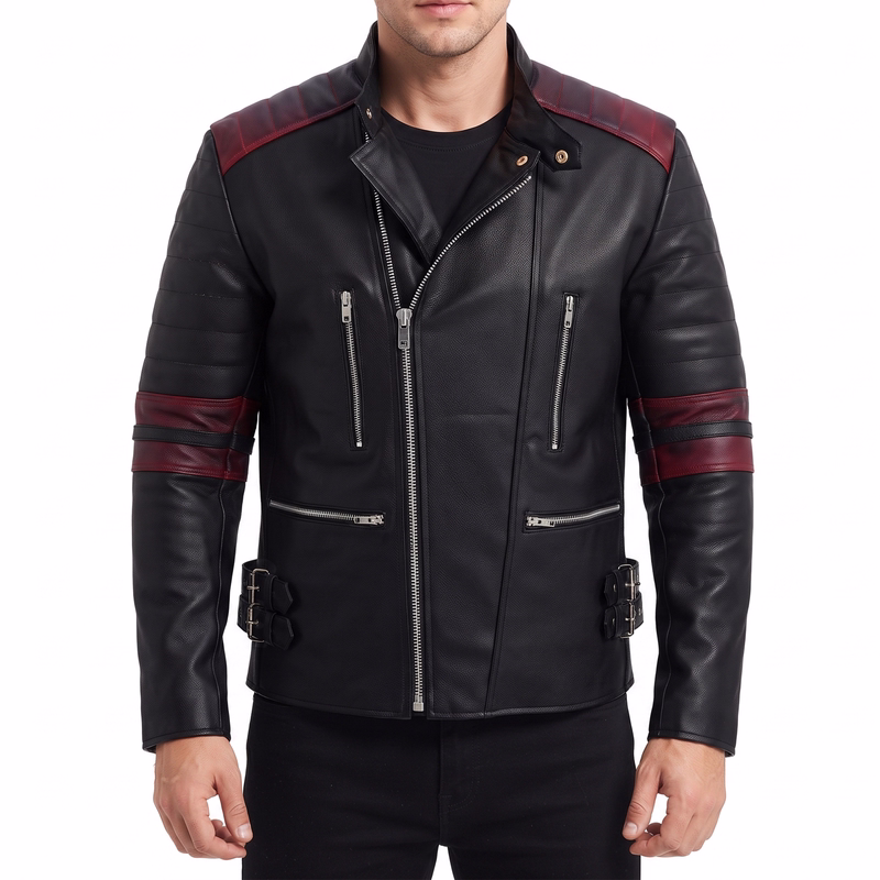 Vintage Motorcycle Leather Jacket Old school