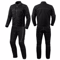 Front & Rear views of Cordura Suit. Ride in style with exclusive Cordura Motorcycle 2-Piece Set. Waterproof, windproof, with removable linings, it's the perfect gear for any weather.  Premium Product - Free Return Worldwide