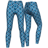 Front and back view of Women’s Beauty Sport Leggings mit hoch dehnbarem Stoff & UV-Schutz in mehreren Farben. Perfekt für Training & aktive Freizeit. Jetzt kaufen für Komfort & Stil.