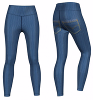 Damen Sport-Jeans-Leggings in Blau Stylische Damen Sport-Leggings – dehnbar und bequem, in Blau für Gymnastik, Yoga und Training. Ideal für Modebewusstsein und Leistung, perfekte Passform für einen aktiven und stilvollen Lebensstil. Jetzt bestellen!