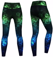 Crux Leggings für den Sport Elegante Damen Crux Sportleggings – High-Waist, UV-geschützte Polyester-Leggings für Mode & Training in Schwarz, Blau und Grün – perfekte Kombination aus Stil & Leistung.