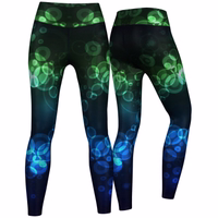 Crux Leggings für den Sport Elegante Damen Crux Sportleggings – High-Waist, UV-geschützt aus Polyester, ideal für Training & Fashion in Schwarz, Blau & Grün – perfekte Verbindung von Stil & Leistung.