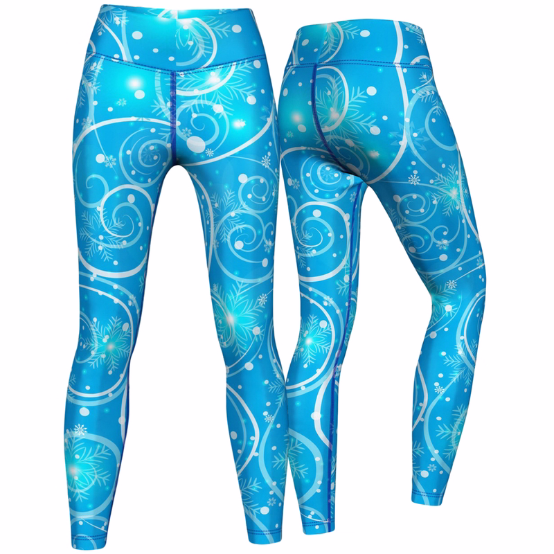 Modische, dehnbare Sportleggings Galaxy Yoga-Leggings für Damen – UV-Schutz, blickdichte Activewear für Gymnastik und Workouts, 85 % Polyester, 15 % Spandex, leistungsstark mit bequemer Passform – Vielseitige Active-Leggings für Sport und Alltag