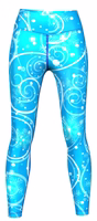 Modische, dehnbare Sportleggings Galaxy Sportleggings für Damen – UV-Schutz, feuchtigkeitsableitende Activewear, 85 % Polyester, 15 % Elasthan – Dehnbare und bequeme Sportleggings für Fitnessstudio, Yoga und Outdoor-Aktivitäten