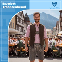3rd-1911-GW120x-Herren-Bayerisches-Trachtenhemd--Bayerisches-Langarmhemd--German-Wear-Trachtenhemden--Herren-Trachtenhemd--Herrenhemd-mit-Hirschstickerei--Herren-Oktoberfesthemd--Kariert_5.jpg
