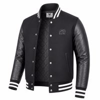 Stay warm in style with Quilted Inner Lining Jacket. Featuring front press stud fastening, lambskin nappa sleeves,& a stand-up collar, it offers maximum comfort. Complete with side pockets, elastic waistband,& cuffs for a snug fit. Perfect for chilly days
