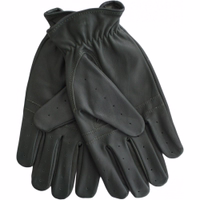 Add elegance to your driving with real leather gloves. These German Wear gloves come in 9x colors and feature a thin, soft feel, perforated fingers, and a push-button closure. Perfect for women who love retro fashion. Free return world wide