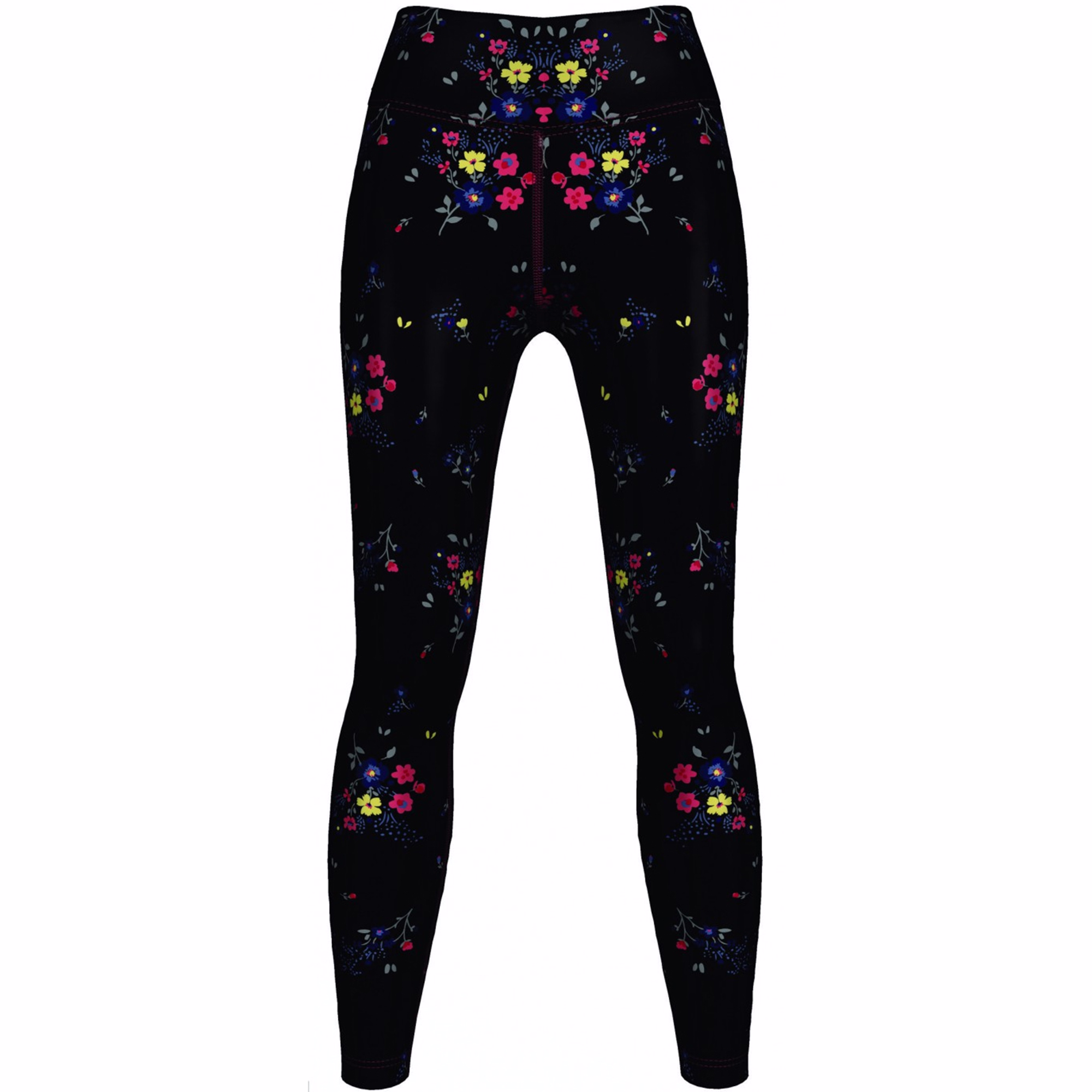Damen Poppy Night Blumen Sport Leggings. Premium German Sportleggings – leistungsstark, UV-geschützt und atmungsaktiv, mit Gossip-Rose-Muster. Modische Yoga- & Trainingsleggings, jetzt online kaufen!