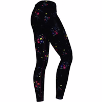 Damen Poppy Night Blumen Sport Leggings. Poppy Night Floral Premium-Leggings – leistungsstark, UV-geschützt und ultraelastisch, ideal für Training, Yoga und Alltag. Stylische Gym- & Freizeitbekleidung!