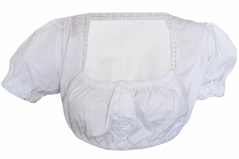 Dirndlbluse dirndl-bluse Trachtenbluse Trachtenmode, Weiß