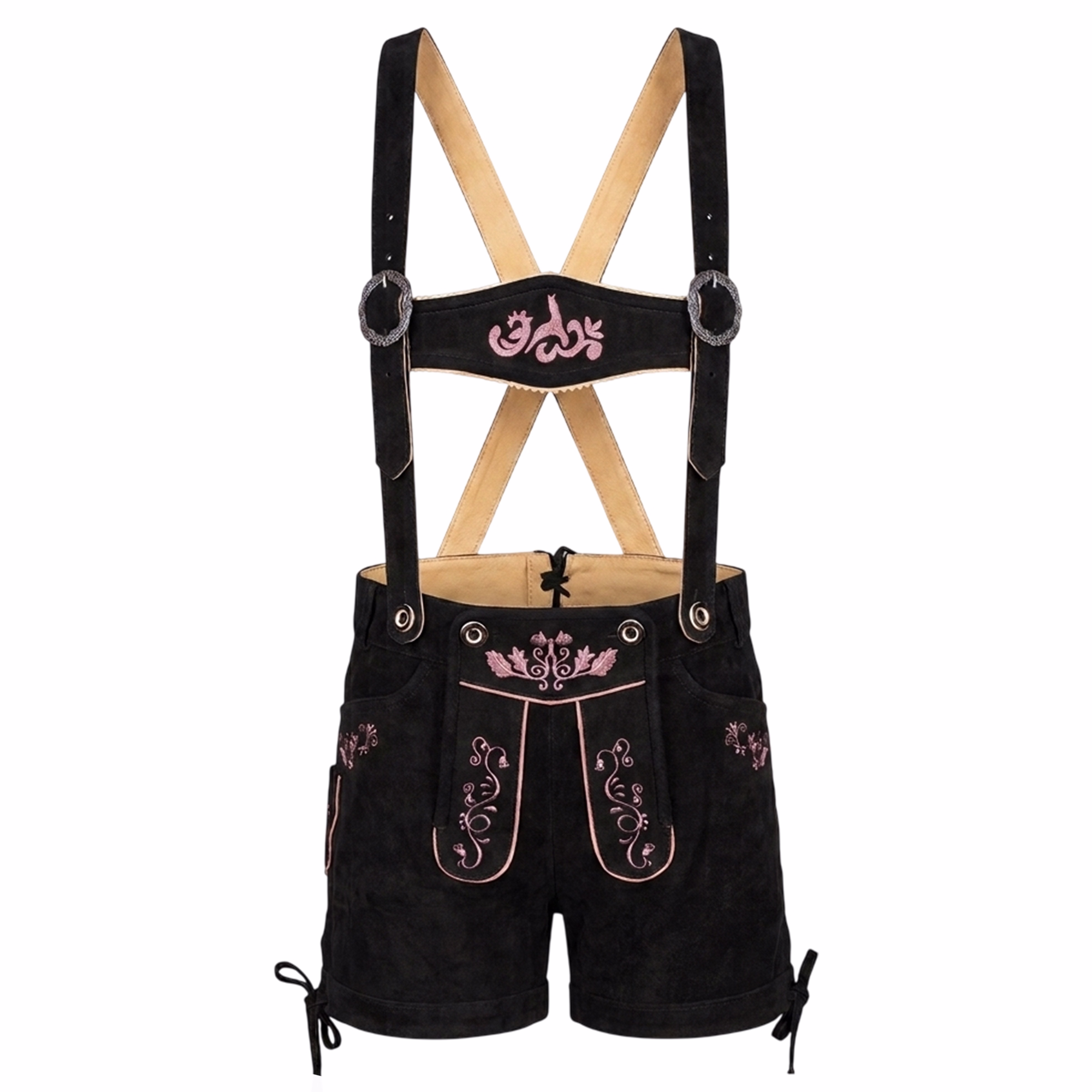 FrontRose-284-GW20-Rosa-damenlederhose--kurze-lederhose--trachtenhose--sexy-lederhose--rote-lederhose--silber-lederhose--damen-kurze-lederhose--damentra-GW20-Rosa.jpg