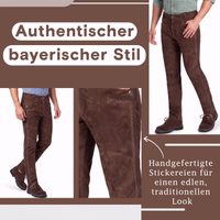 4th-32-GW850-Bayerische-Lederhosen--Lange-Lederhosen-fuer-Herren--Hosen-aus-Ziegenveloursleder--Lederhosen-im-deutschen-Stil--Lange-Lederhosen-im-Lederhosen-Stil--Trachten-bayerische-Hosen--.jpg