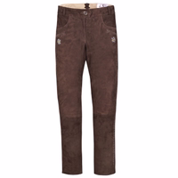 Front-34-GW1450-Lange-Damen-Lederhosen--Trachten-Lederhose--Damenlederhosen--trachten-bayerische-Hose--dunkelbraune-Hose--Gesaesstasche-mit-Knopfverschluss--Entworfen-von-German-Wear--100--W.jpg