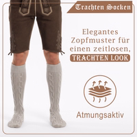 2nd-365-GW200-Trachten-Socken--Bayerische-Trachtensocken-fuer-das-Oktoberfest--Authentische-Bayerische-Stricksocken--Zopfmuster-Trachtensocken--Rustikale-Bayerische-Baumwollsocken--Kurze-Le.jpg