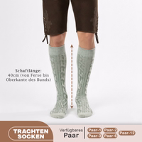 First-365-GW200-Trachten-Socken--Bayerische-Trachtensocken-fuer-das-Oktoberfest--Authentische-Bayerische-Stricksocken--Zopfmuster-Trachtensocken--Rustikale-Bayerische-Baumwollsocken--Kurz_3.jpg
