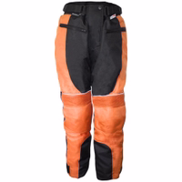 Damen-Motorradhose Cordura Textil Kombihose Erobern Sie die Straße mit grauen-orangefarbenen Cordura-Motorrad-Textil-Kombihosen. Erleben Sie Komfort und Schutz dank herausnehmbarer Innenfutter sowie Knie- und Oberschenkelschützern. Deutsche Präzision für maximale Sicherheit. Durch einen Reißverschlu
