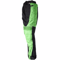 Explore the road ahead with Ladies Motorbike Trousers in GREEN ANTHRAZITE. German-engineered for durability and maximum comfort on long rides. zipper closure pockets and high quality fibre material