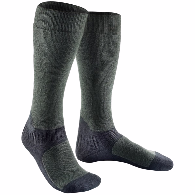 Short Hunting Socks Stockings, Colour: Olive/ Green