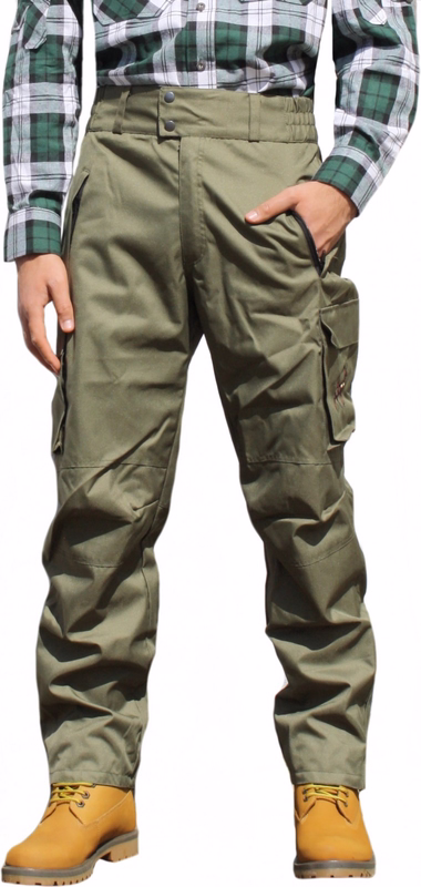 Long Hunting Trousers Textil Stitchery hunting green