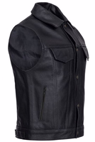 Gear up for adventure with a classic Black Leather West Motorbike Vest. Crafted with precision by German Wear, it offers unmatched comfort and style on the go. #MotorcycleFashion #Craftsmanship, Buy by 3:30pm & get it delivered on next business day