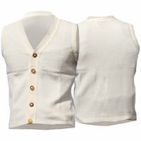 Men's Traditional Trachten Knitted Wool Vest Classic German Vest with Front and Back View High Quality Traditional Cardigan Sweater Authentic Alpine Style Perfect for Oktoberfest and Everyday Wear Get Yours Now