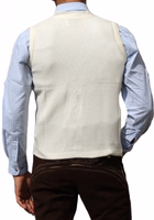 Back View of Men's Premium Vest Stylish Design Classic Vest Soft and Delicate on the Skin High Quality Wool Vest Comfortable and Timeless Style Perfect for Any Occasion Buy Now