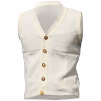 Men's Traditional Trachten Knitted Wool Vest Men's Premium Wool Vest Front View Traditional Wool Vest Modern and Stylish Design Classic German Vest Perfect for All Occasions High Quality Traditional Cardigans and Sweaters for Men Elegant and Comfortable Buy Now