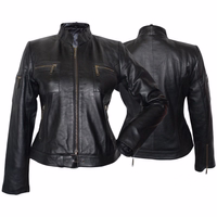Front & rear view of a premium black lamb Nappa leather blazer jacket. Crafted for comfort &durability, it's perfect for everyday wear. Order now for free worldwide returns. Free next-business-day delivery