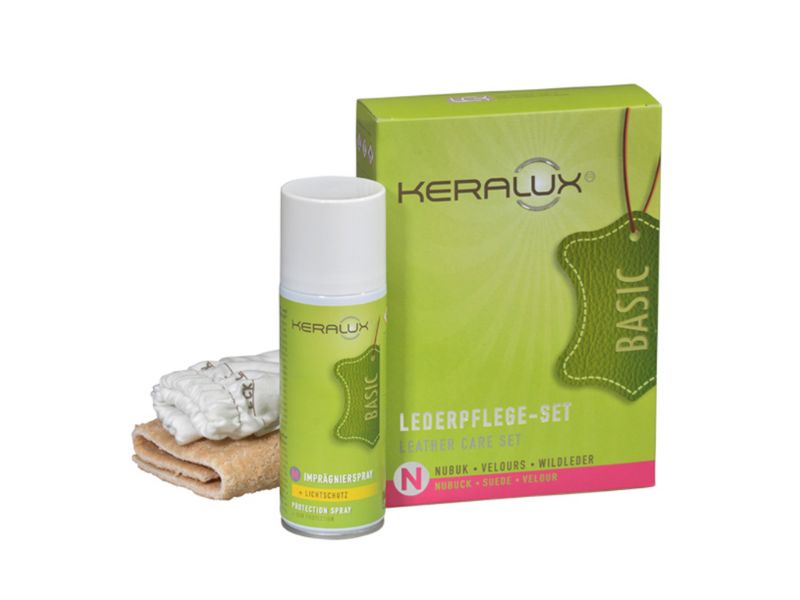 Keralux® Lederpflege-Set Nubuk Leder