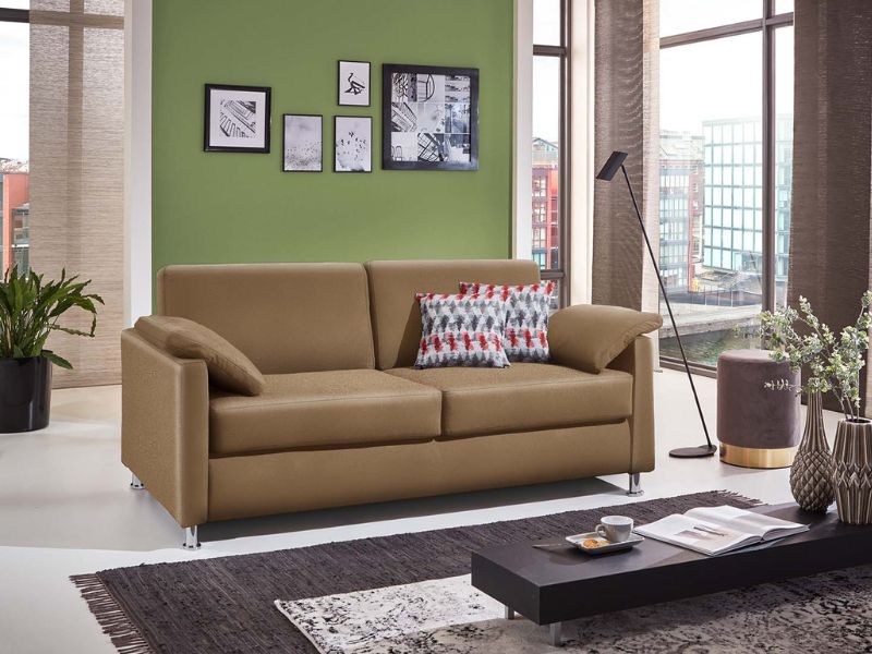 Ledersofa mit Schlaffunktion DC One Slim