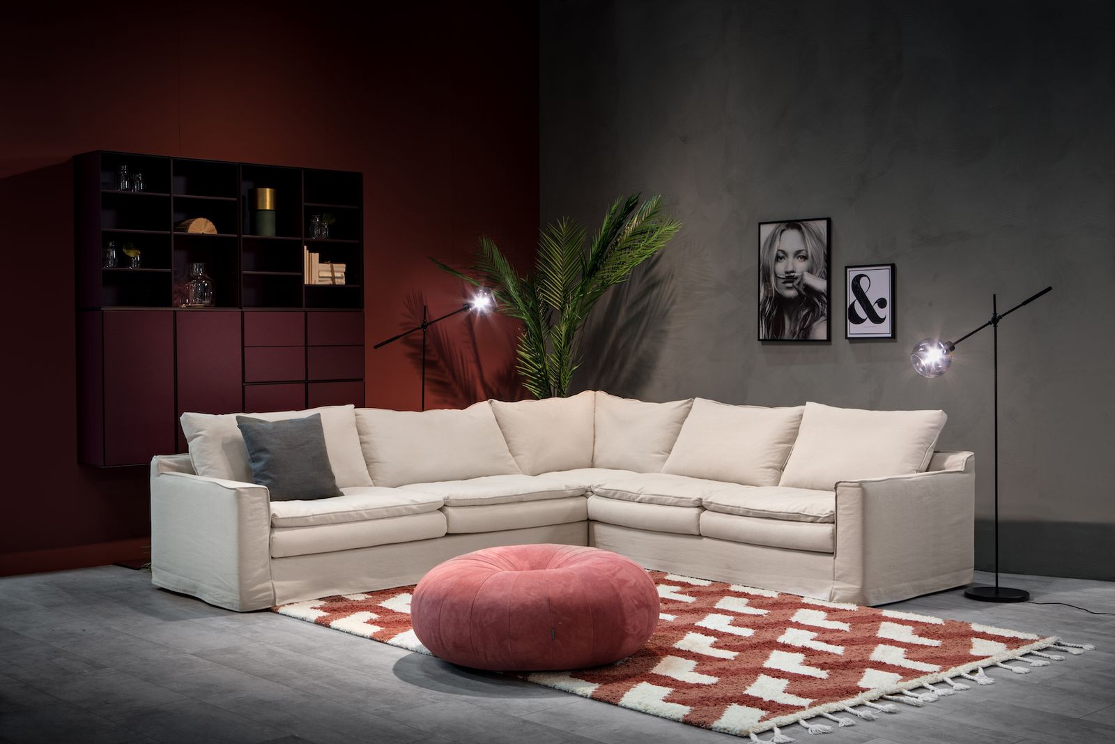 Furninova Ecksofa Kibo mit Husse