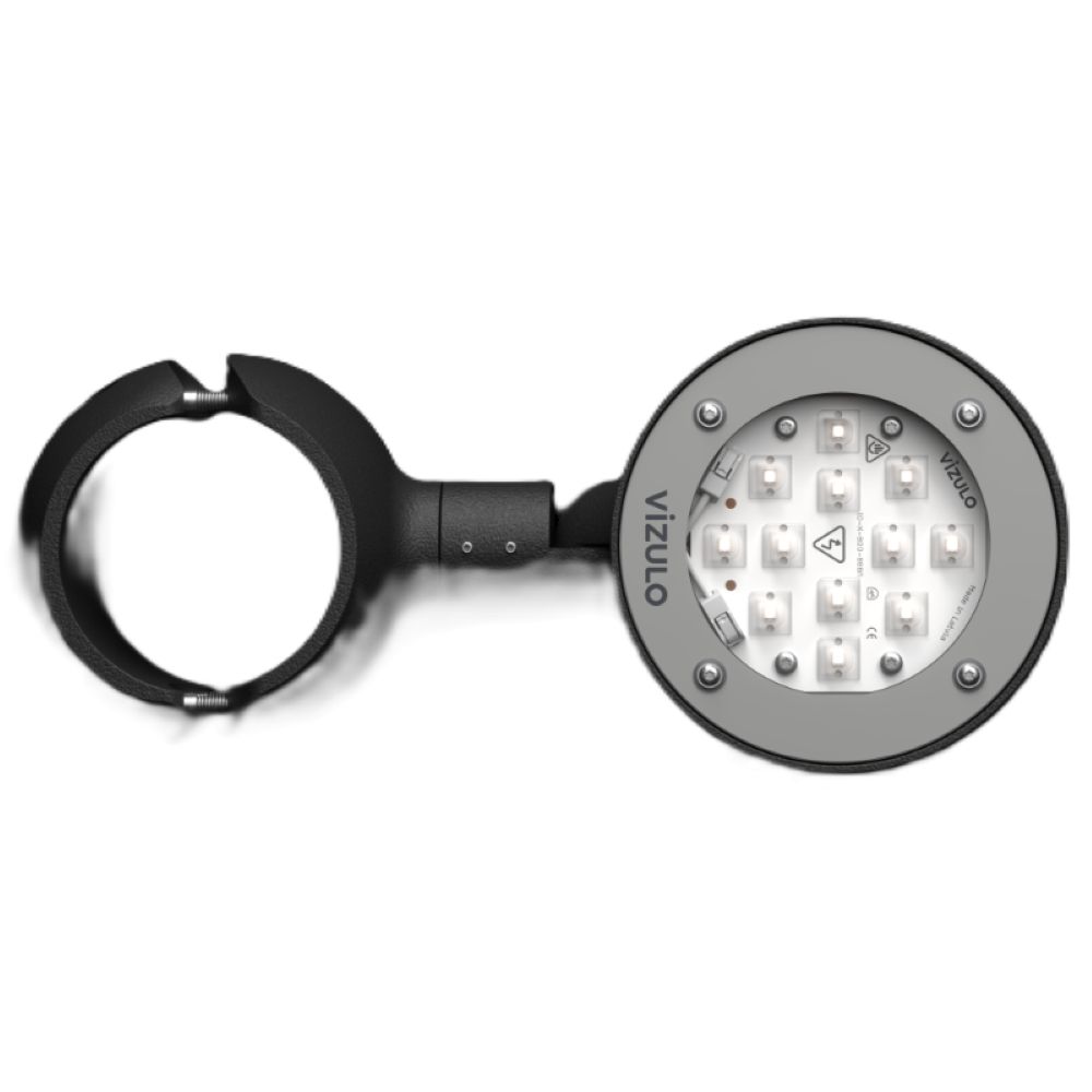 Vizulo Blackbird Micro Spot Flange Mount – Auf ø 76 mm Mast