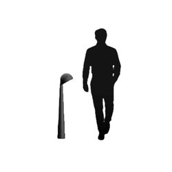 Vizulo Blackbird Mini Bollard Mushroom – bollard mounting