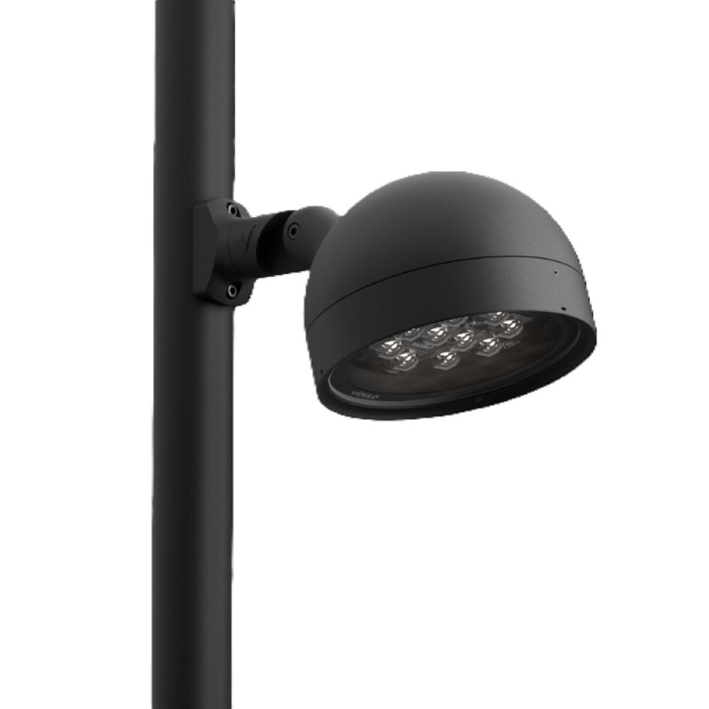 Vizulo Blackbird Mini Spot Flange Mount – Auf ø 60 - 76 mm Mast