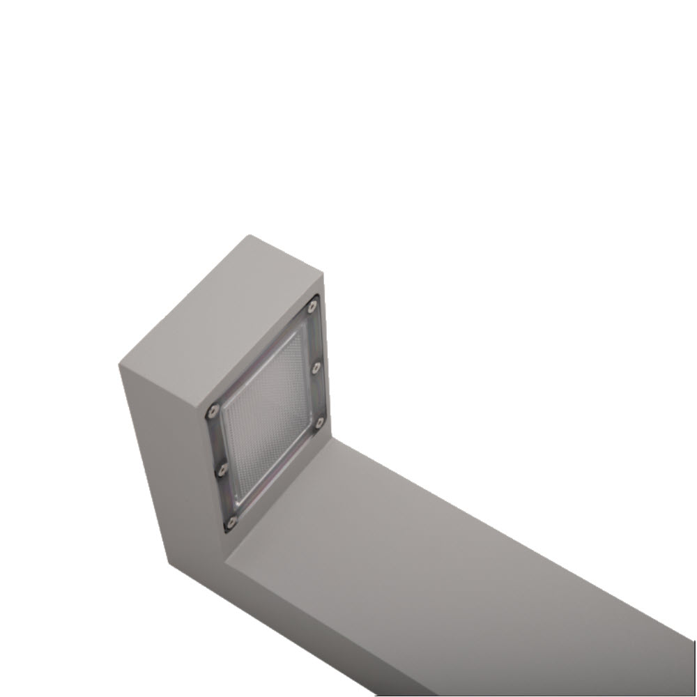 Norlys Asker – borne lumineuse, fixation au sol en 4 points, extérieur