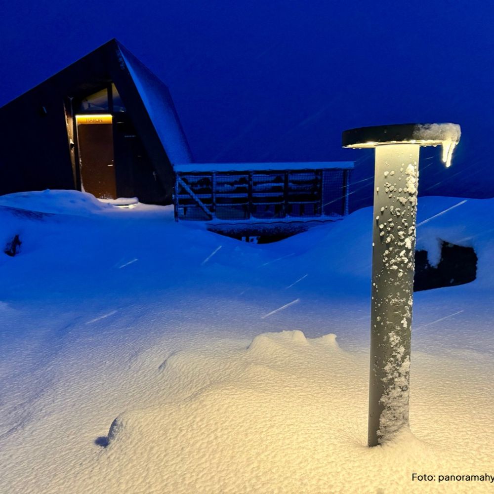 Norlys Borg – bollard luminaire, floor mounting, outdoor use