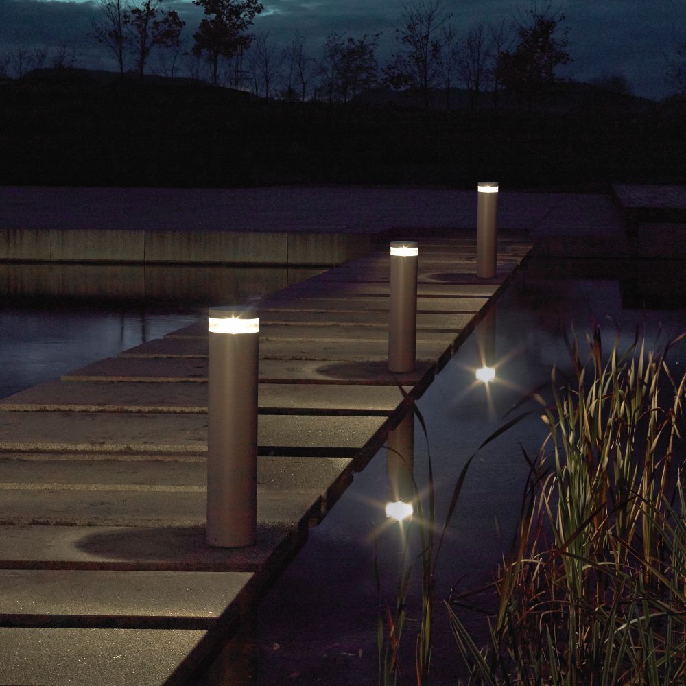 Norlys Stavanger – borne lumineuse, fixation au sol, extérieur
