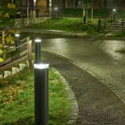 Norlys Stavanger – borne lumineuse, fixation au sol, extérieur