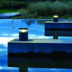 Norlys Stavanger – borne lumineuse, fixation au sol, extérieur
