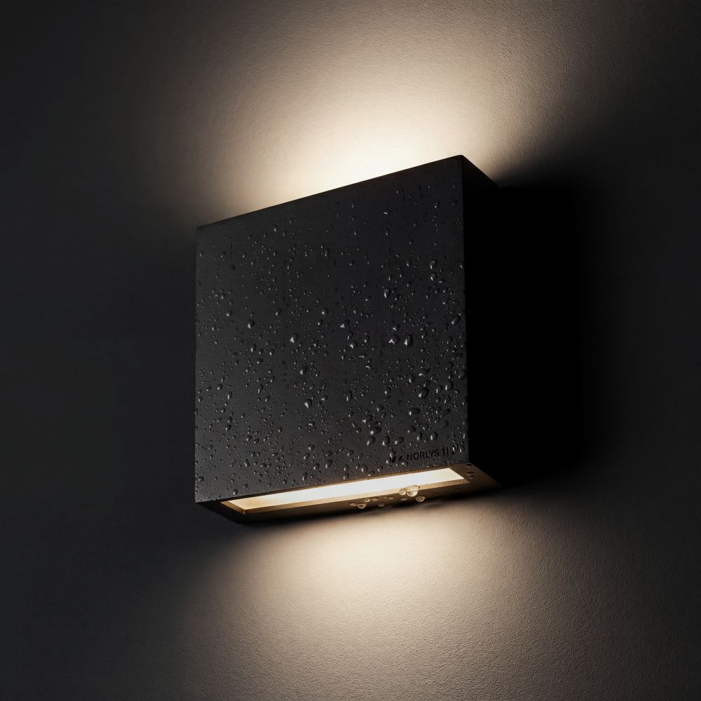 Norlys Nora – wall luminaire, wall mounting with screw fixing, outdoor use