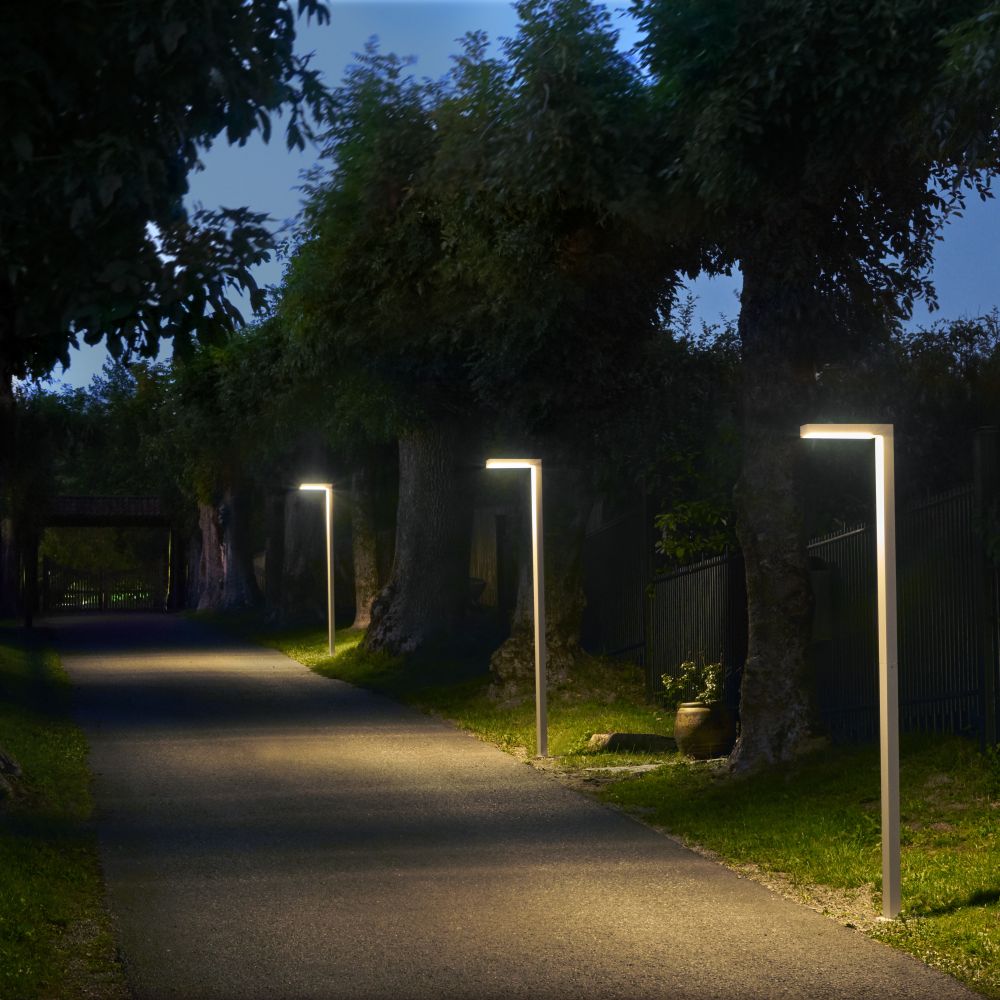 Norlys Asker – luminaire sur mât, adaptateur de mât Ø60, extérieur