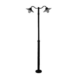 Norlys Karlstad – luminaire sur mât, kit avec mât / solution de mât intégrée, extérieur