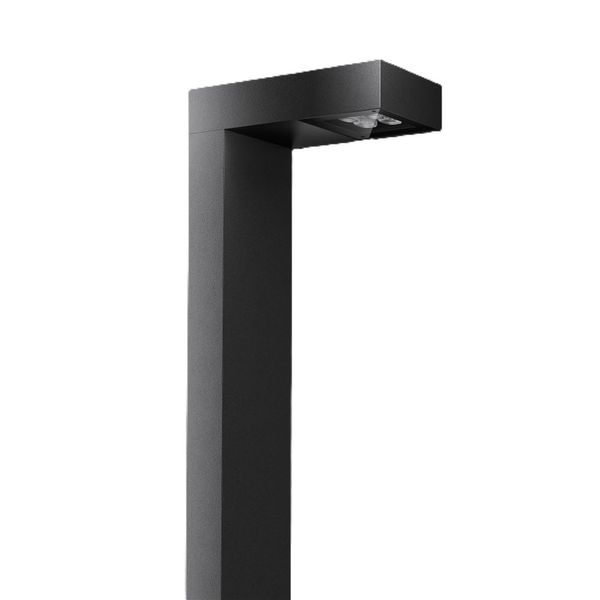 Bergmeister Planea Midi LS – Luminaire sur crosse, Montage en tête de mât sur pièce d'ancrage séparée avec boîte de raccordement, Extérieur