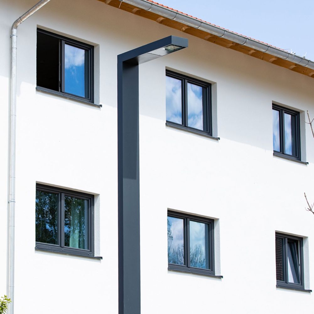 Bergmeister Planea Maxi WL – Wandleuchte, Wandmontage mit Wandhalterung aus Edelstahl, Aussenbereich
