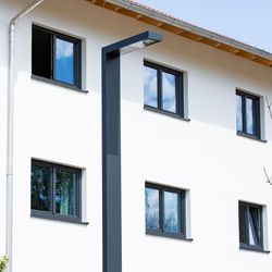 Bergmeister Planea Maxi WL – Wandleuchte, Wandmontage mit Wandhalterung aus Edelstahl, Aussenbereich