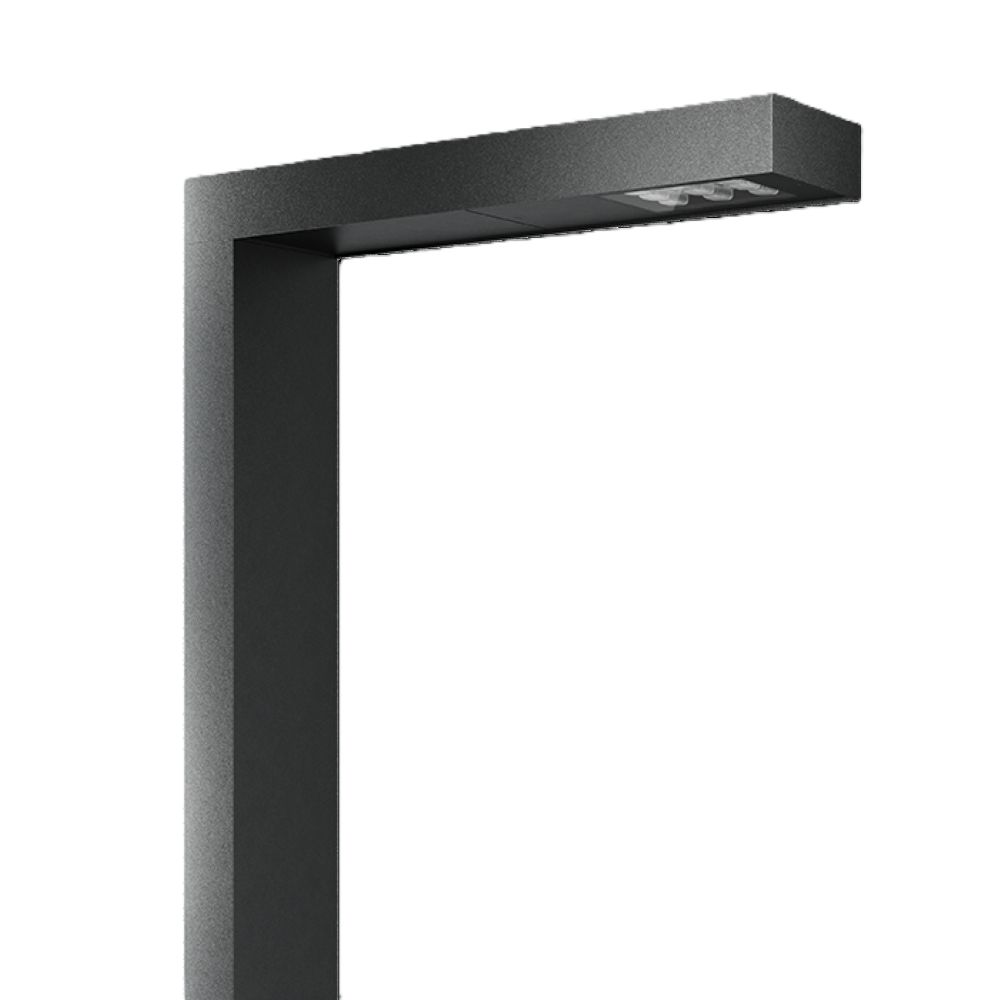 Bergmeister Planea Maxi LS – Luminaire sur crosse, Montage en tête de mât sur pièce d'ancrage séparée ou platine à bride, Extérieur
