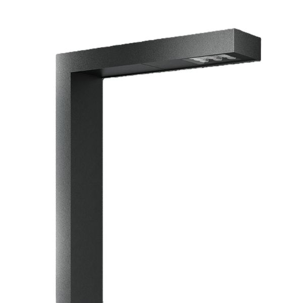 Bergmeister Planea Maxi LS – Luminaire sur crosse, Montage en tête de mât sur pièce d'ancrage séparée ou platine à bride, Extérieur